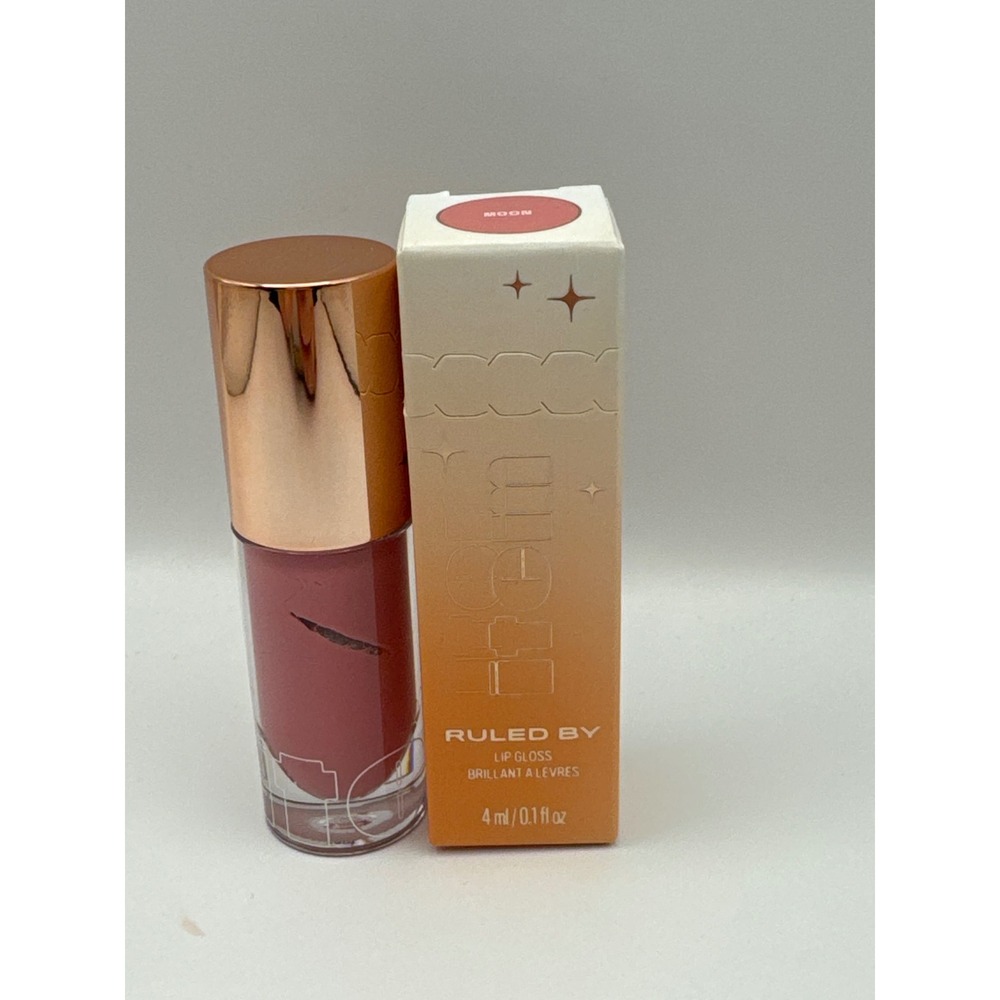 Item Beauty Ruled By Lip Gloss Moon Vegan High‎ Shine Plumping Mauve NIB